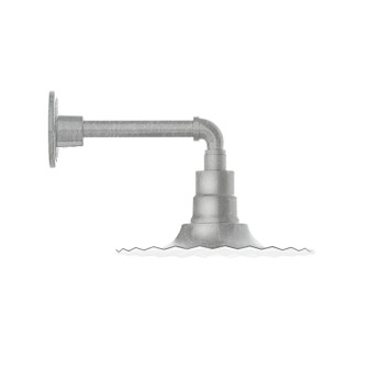 Radial One Light Wall Mount in Painted Galvanized (518|GNN15849)