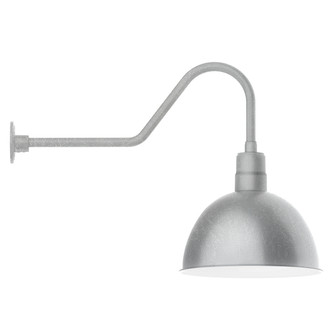Deep Bowl One Light Wall Mount in Painted Galvanized (518|GNC11749) Deep Bowl One Light Wall Mount in Painted Galvanized (518|GNC11749)