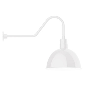 Deep Bowl One Light Wall Mount in White (518|GNC11744)