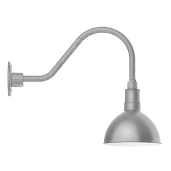 Deep Bowl One Light Wall Mount in Painted Galvanized (518|GNA11449)