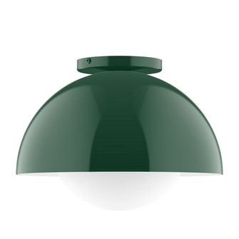 Axis One Light Flush Mount in Forest Green (518|FMD432G1542)