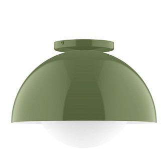 Arcade One Light Flush Mount in Fern Green (518|FMD432G1522)