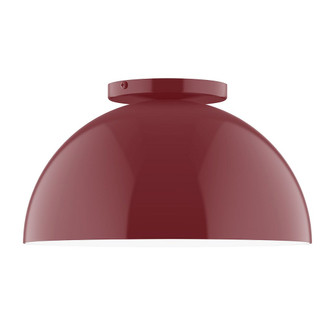Arcade One Light Flush Mount in Barn Red (518|FMD43255)