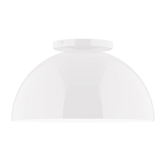 Arcade One Light Flush Mount in White (518|FMD43244)