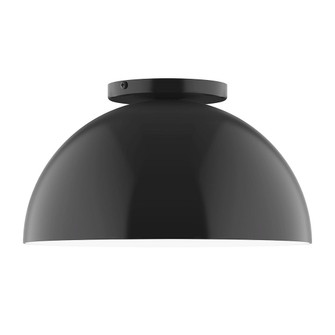 Axis One Light Flush Mount in Black (518|FMD43241)