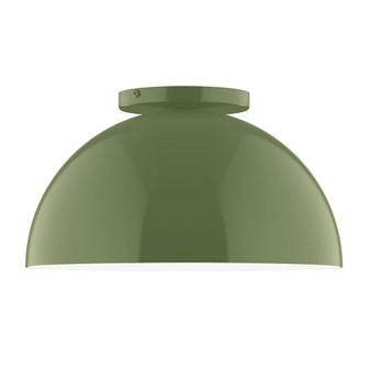 Arcade One Light Flush Mount in Fern Green (518|FMD43222)