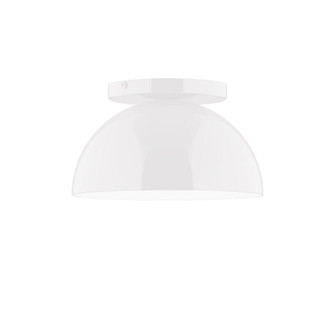 Arcade One Light Flush Mount in White (518|FMD43144)