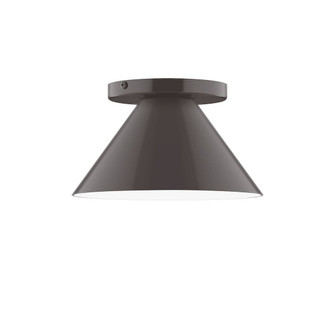 Pinnacle One Light Flush Mount in Architectural Bronze (518|FMD42151)