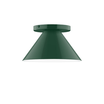 Pinnacle One Light Flush Mount in Forest Green (518|FMD42142)
