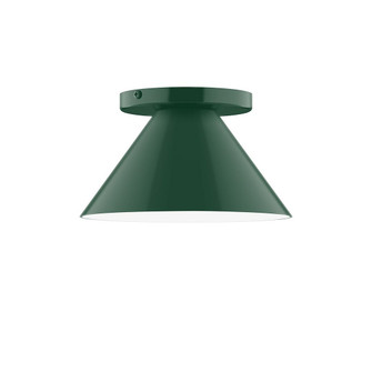 Axis One Light Flush Mount in Forest Green (518|FMD42142)