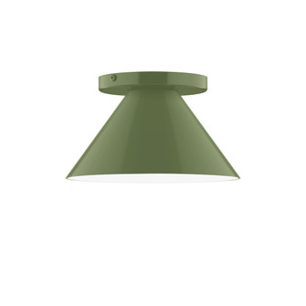 Pinnacle One Light Flush Mount in Fern Green (518|FMD42122)