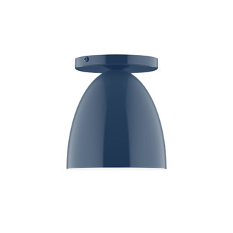 J-Series One Light Flush Mount in Navy (518|FMD41750)