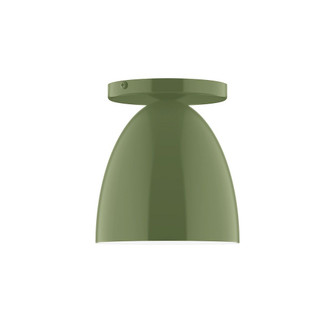 J-Series One Light Flush Mount in Fern Green (518|FMD41722)