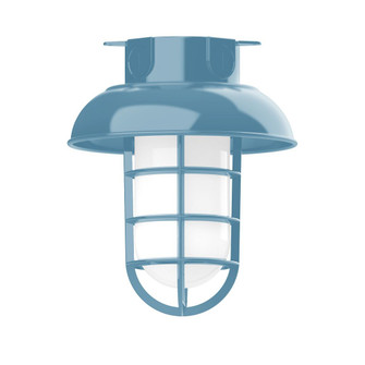 Vaportite One Light Flush Mount in Light Blue (518|FMC06054) Vaportite One Light Flush Mount in Light Blue (518|FMC06054)