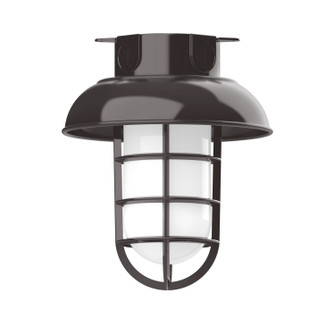 Vaportite One Light Flush Mount in Architectural Bronze (518|FMC06051)