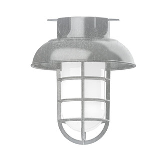 Vaportite One Light Flush Mount in Painted Galvanized (518|FMC06049)