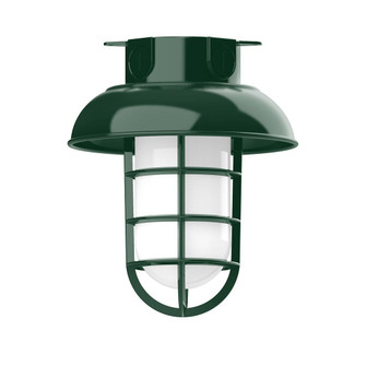 Vaportite One Light Flush Mount in Forest Green (518|FMC06042)