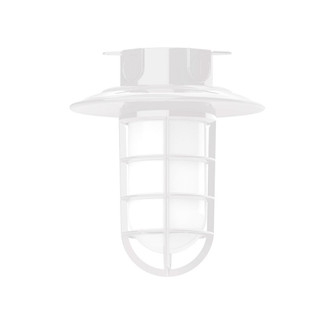 Vaportite One Light Flush Mount in White (518|FMC05244)