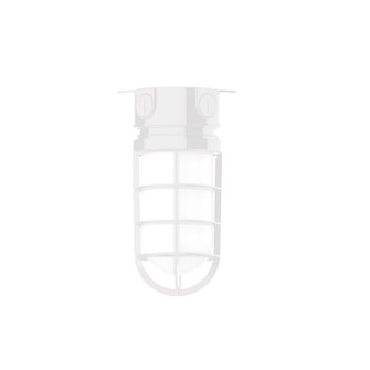 Vaportite One Light Flush Mount in White (518|FMC05044)