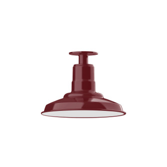 Warehouse One Light Flush Mount in Architectural Bronze (518|FMB18251W12)