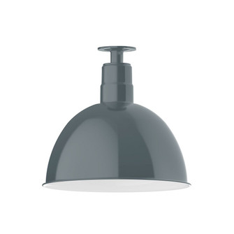 Deep Bowl One Light Flush Mount in Slate Gray (518|FMB11740)