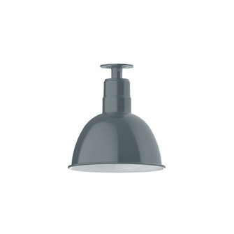 Deep Bowl One Light Flush Mount in Slate Gray (518|FMB11640W12)