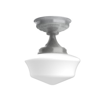 Schoolhouse One Light Flush Mount in Painted Galvanized (518|FMA02149)