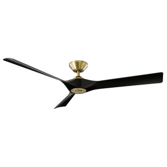 Torque 58''Ceiling Fan in Soft Brass/Matte Black (441|FRW220458SBMB)