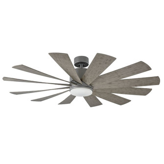 Windflower 60''Ceiling Fan in Graphite/Weathered Gray (441|FRW181560L35GHWG)