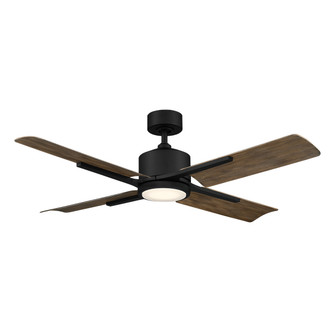 Cervantes 56''Ceiling Fan in Matte Black/Barn Wood (441|FRW180656L35MBBW)