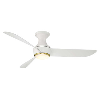 Corona 52''Ceiling Fan in Soft Brass/Matte White (441|FHW220352LSBMW)