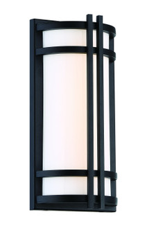 Skyscraper LED Outdoor Wall Sconce in Black (281|WSW68612BK)