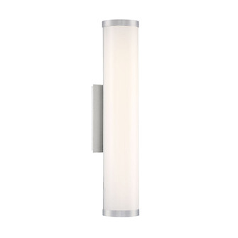 Lithium LED Outdoor Wall Sconce in Brushed Aluminum (281|WSW1282430AL)