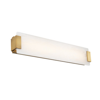 Quarry LED Bath & Vanity Light in Aged Brass (281|WS60028AB)