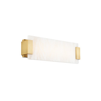 Quarry LED Bath & Vanity Light in Aged Brass (281|WS60018AB)