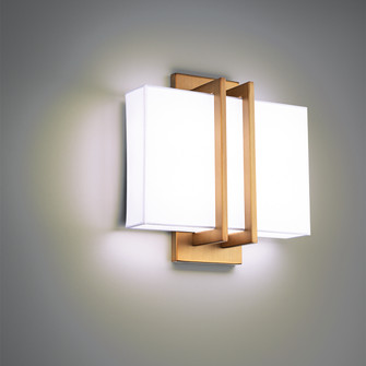 Downton LED Wall Sconce in Aged Brass (281|WS2611130AB)