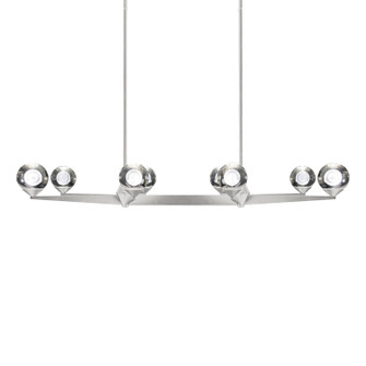 Double Bubble LED Chandelier in Satin Nickel (281|PD82044SN)