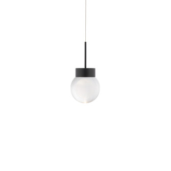 Double Bubble LED Mini Pendant in Black (281|PD82006BK)