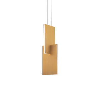Amari LED Chandelier in Aged Brass (281|PD79014AB)
