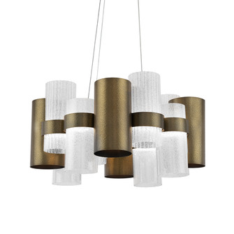 Harmony LED Chandelier in Aged Brass (281|PD71035AB)