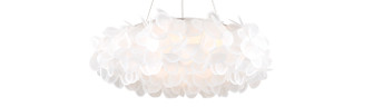 Fluffy LED Chandelier in Brushed Nickel (281|PD59933BN)