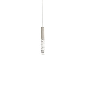 Basalt LED Mini Pendant in Brushed Nickel (281|PD48110BN)