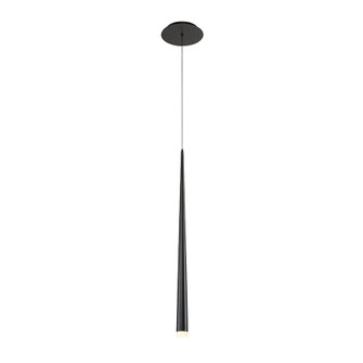 Cascade LED Mini Pendant in Black (281|PD41828BK)