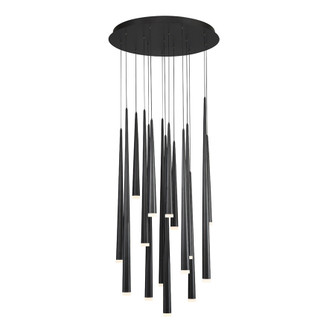 Cascade LED Pendant in Black (281|PD41815RBK)