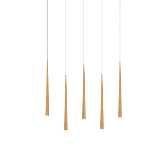 Cascade LED Pendant in Aged Brass (281|PD41805LAB)