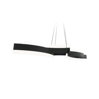 Arcs LED Linear Pendant in Black (281|PD31058BK)