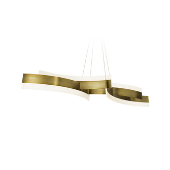 Arcs LED Linear Pendant in Aged Brass (281|PD31058AB)