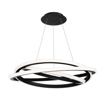 Veloce LED Chandelier in Black (281|PD24838BK)