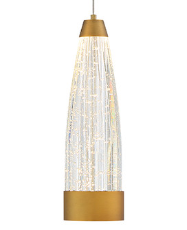 Mystic LED Mini Pendant in Aged Brass (281|PD11912AB)