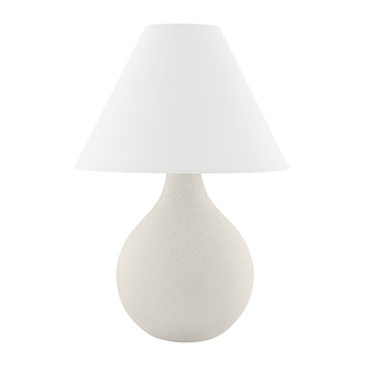 Helena One Light Table Lamp in Aged Brass/Ceramic Matte White Speck (428|HL775201AGBCWK) Helena One Light Table Lamp in Aged Brass/Ceramic Matte White Speck (428|HL775201AGBCWK)